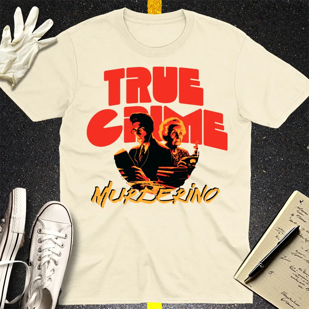 True Crime Murderino T-Shirt - Natural