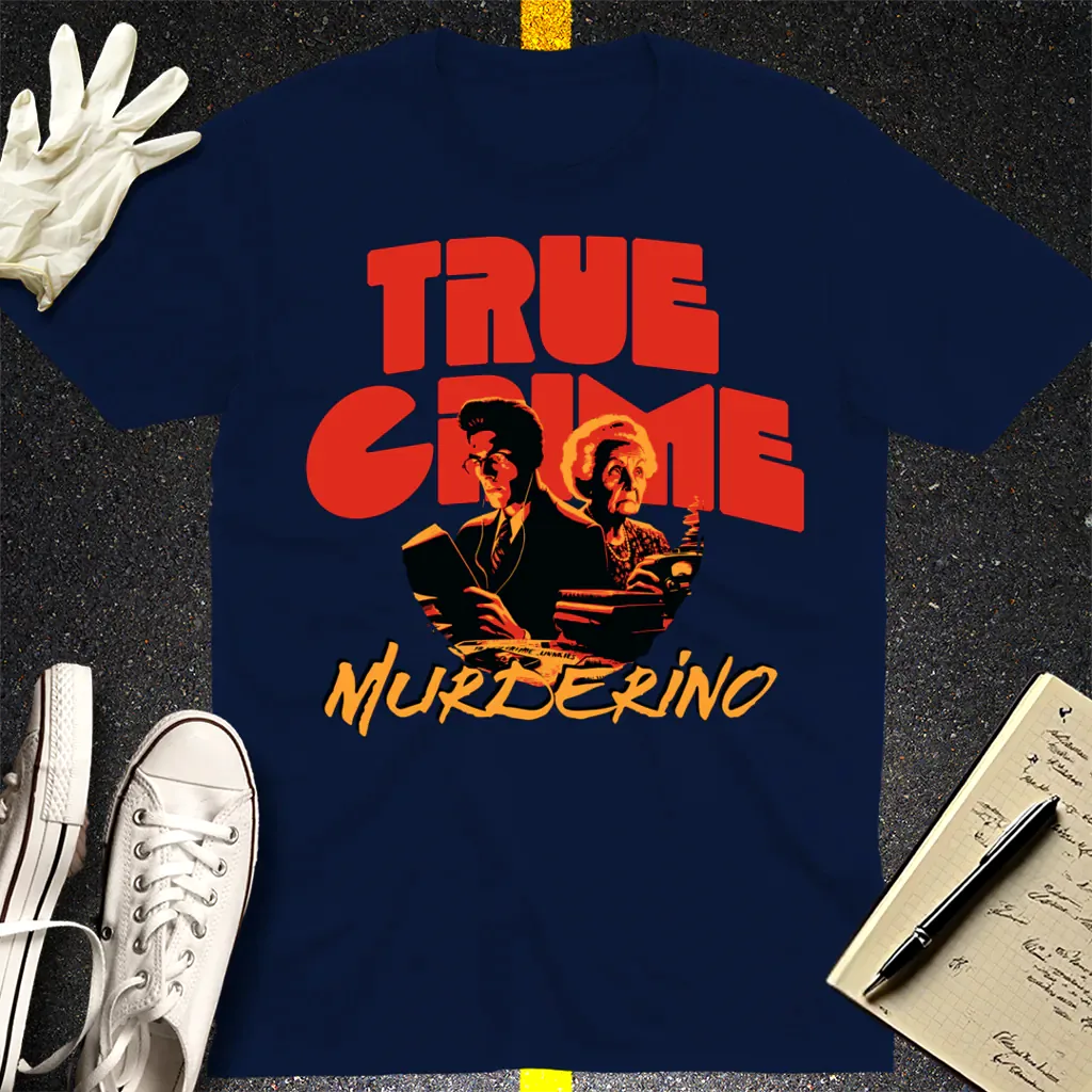 True Crime Murderino T-Shirt - Navy