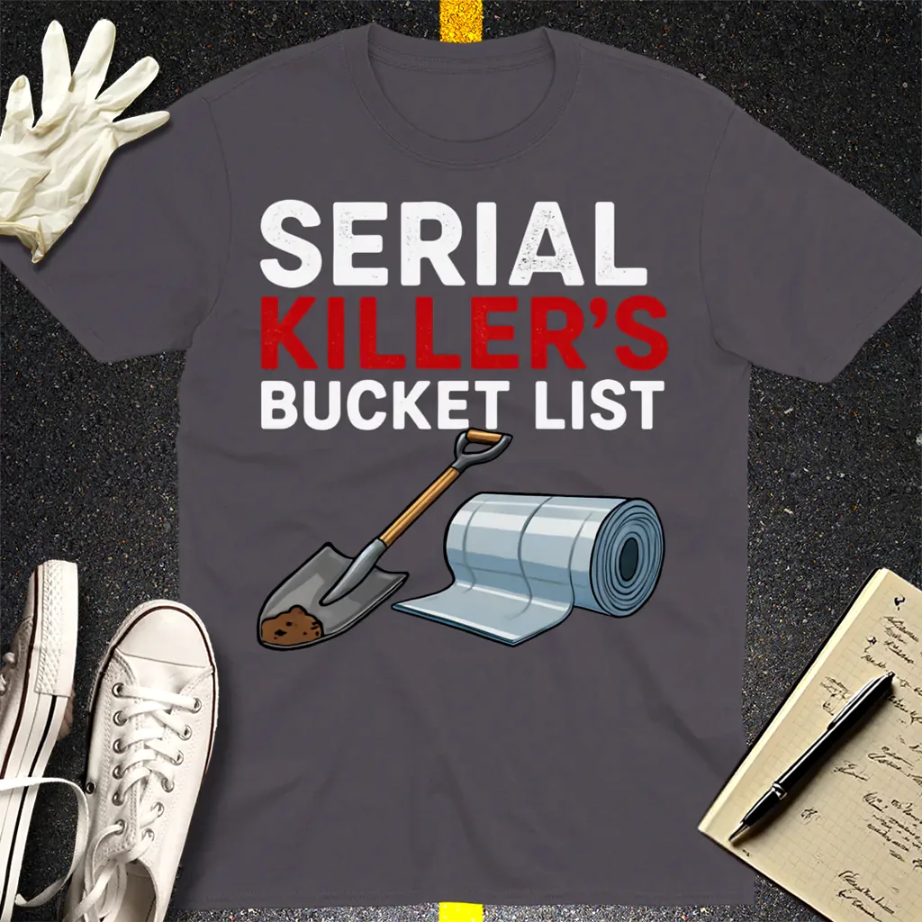 Serial Killer's Starter Pack T-Shirt - Charcoal