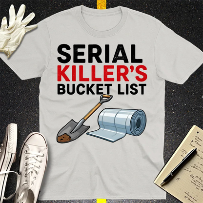 Serial Killer's Starter Pack T-Shirt - Ice Grey