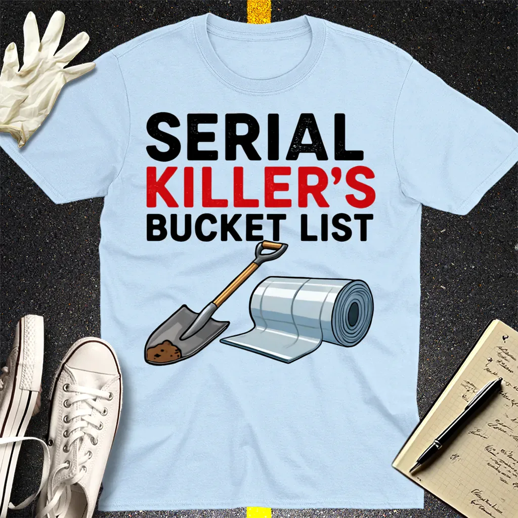 Serial Killer's Starter Pack T-Shirt - Light Blue