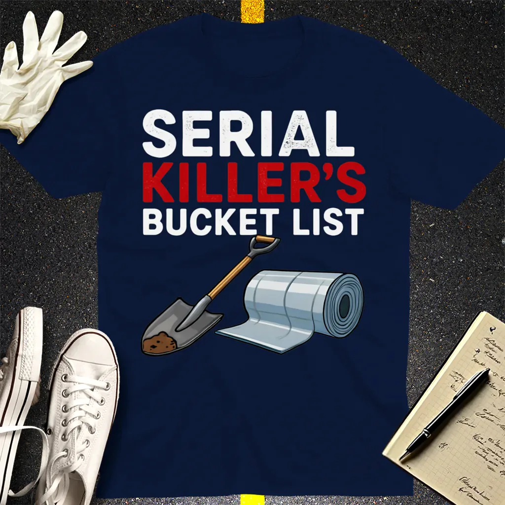 Serial Killer's Starter Pack T-Shirt - Navy
