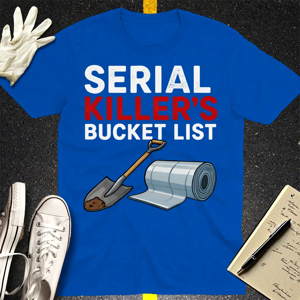 Serial Killer's Starter Pack T-Shirt - Royal