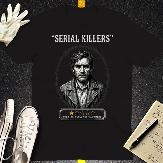 One Star Serial Killer T-Shirt - Black