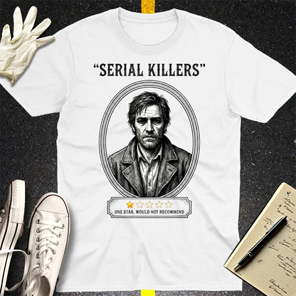 One Star Serial Killer T-Shirt - White