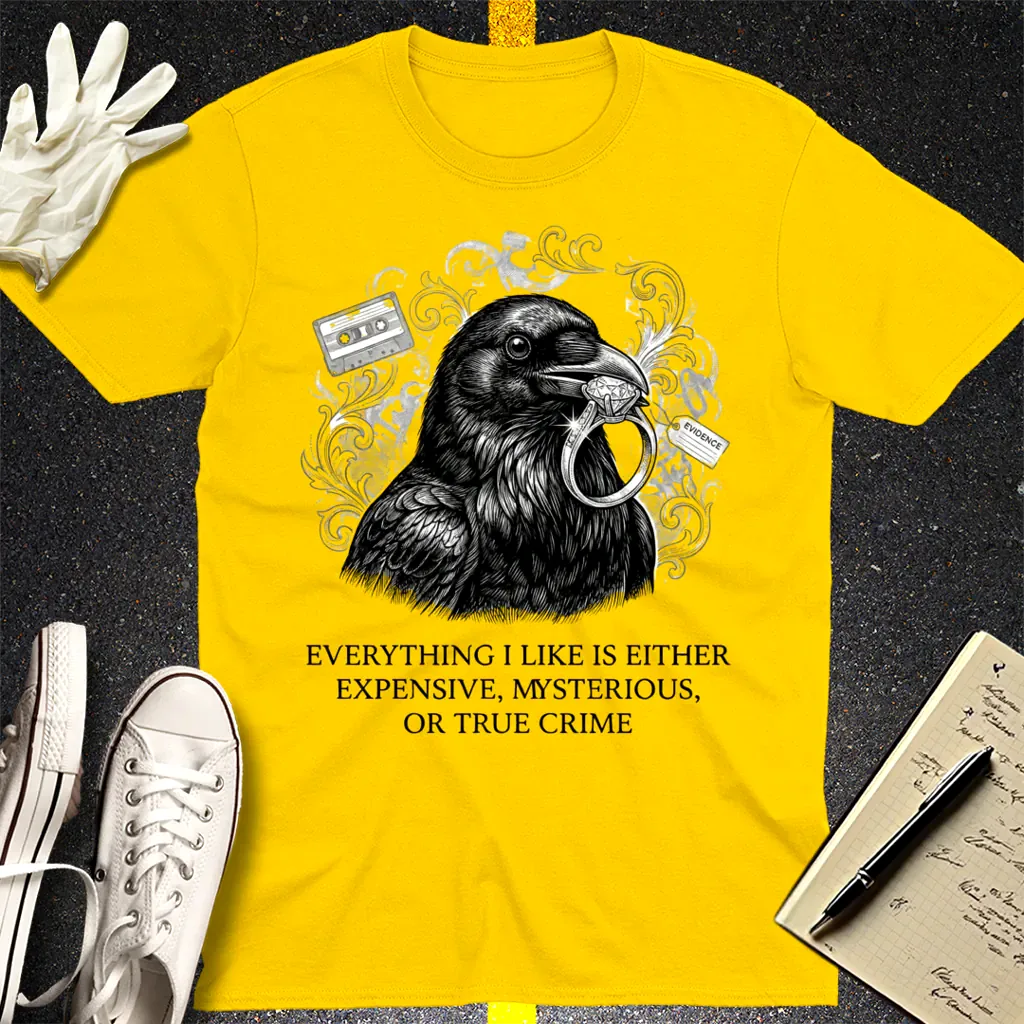 True Crime Raven T-Shirt - Daisy