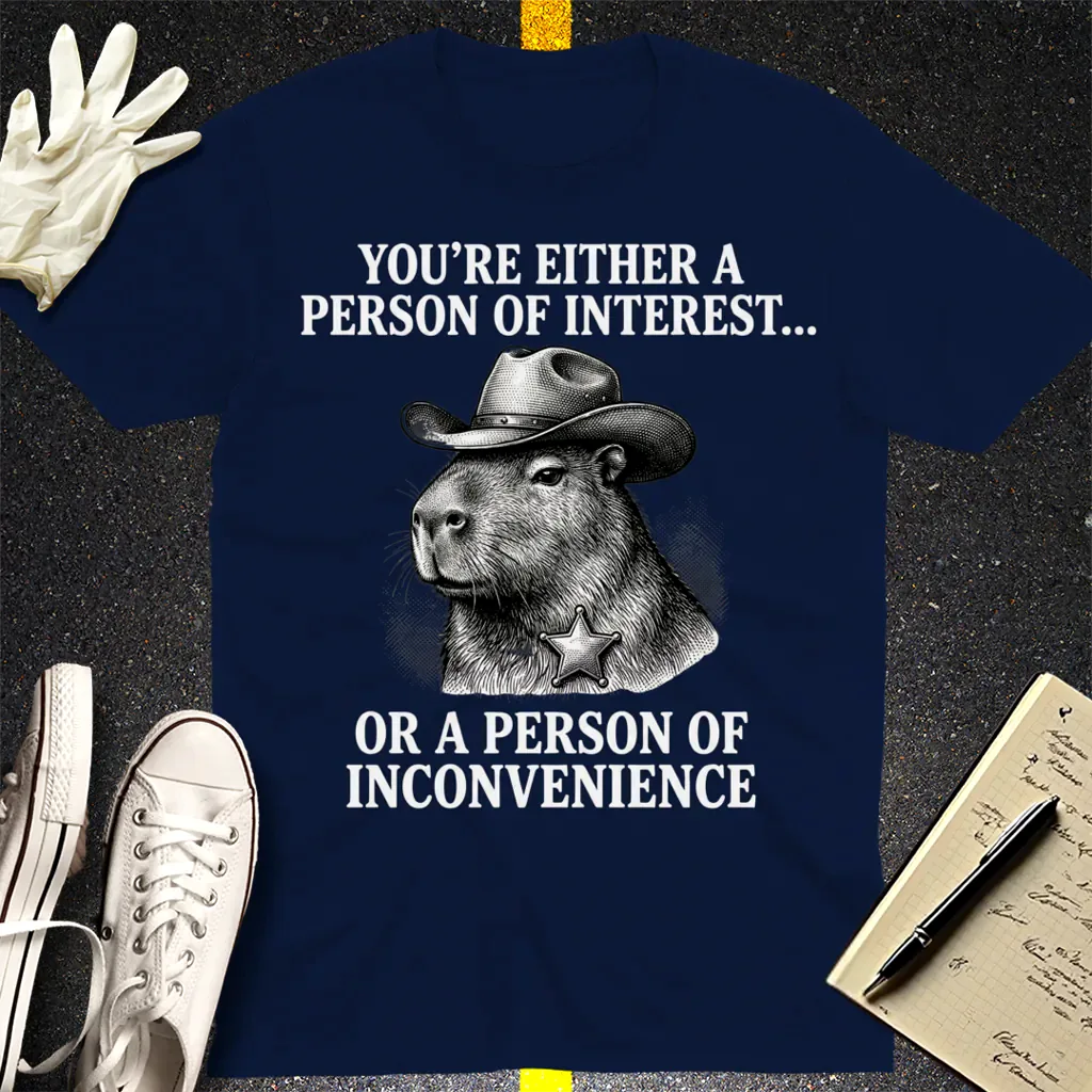 Person of Inconvenience T-Shirt - Navy
