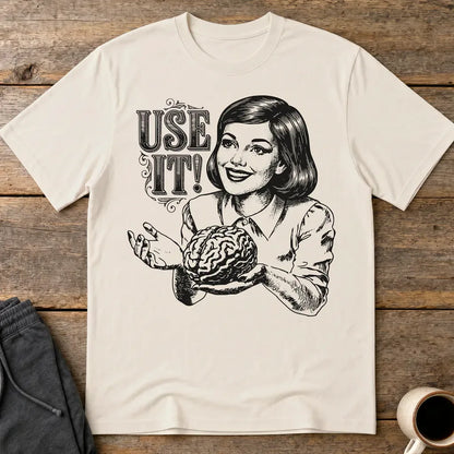 Use It T-Shirt - Ice Grey