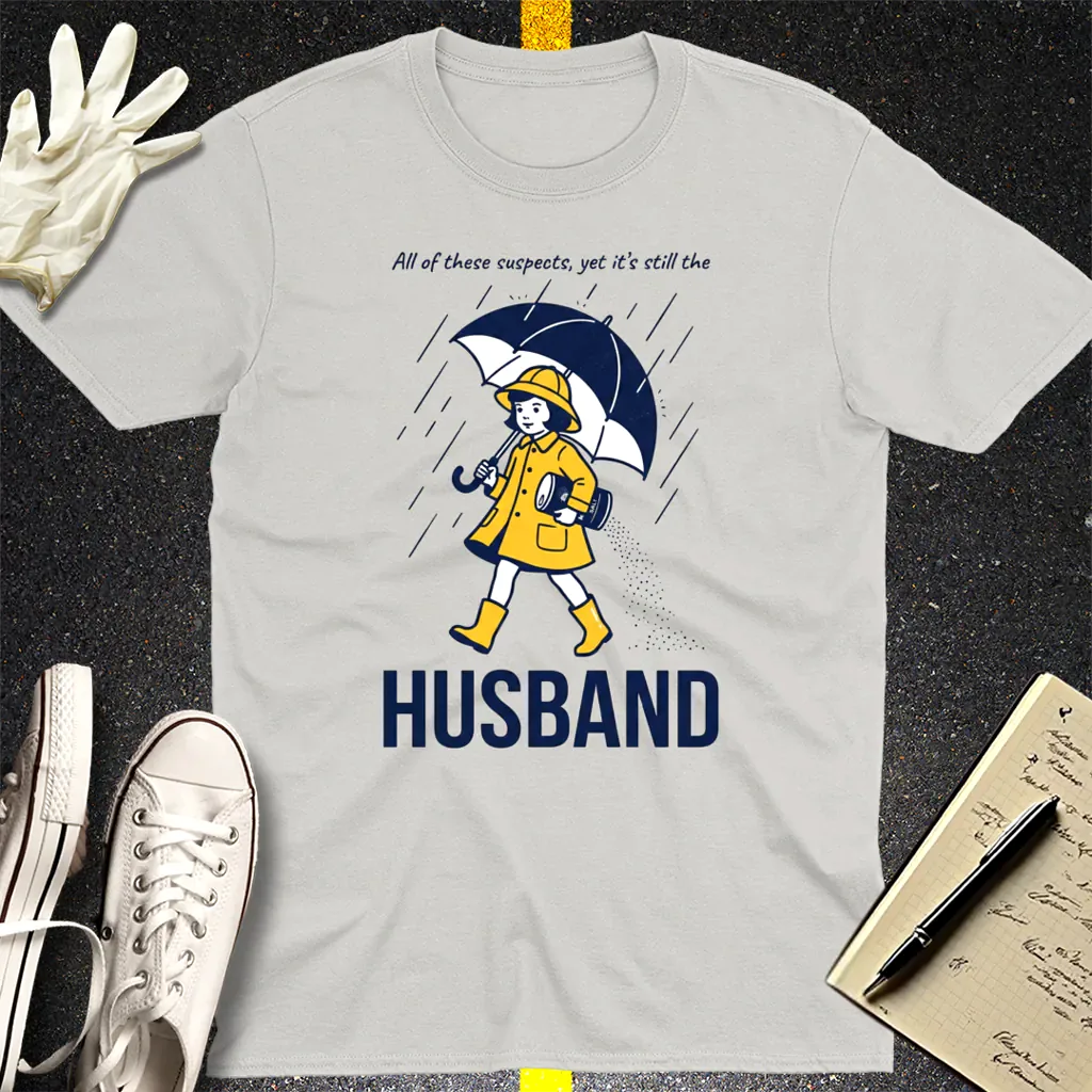 All These Suspects T-Shirt - Ice Grey