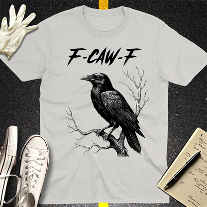F-CAW-F Raven T-Shirt - Ice Grey