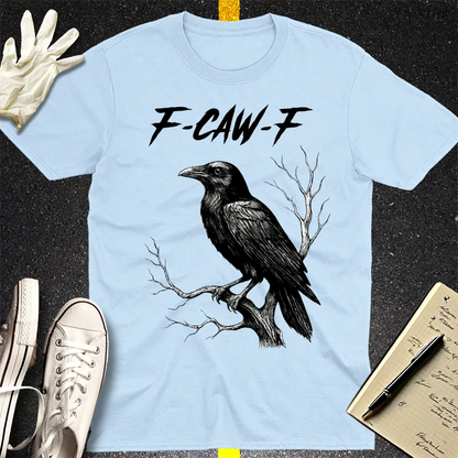F-CAW-F Raven T-Shirt - Light Blue