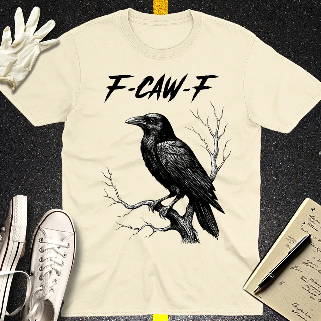 F-CAW-F Raven T-Shirt - Natural