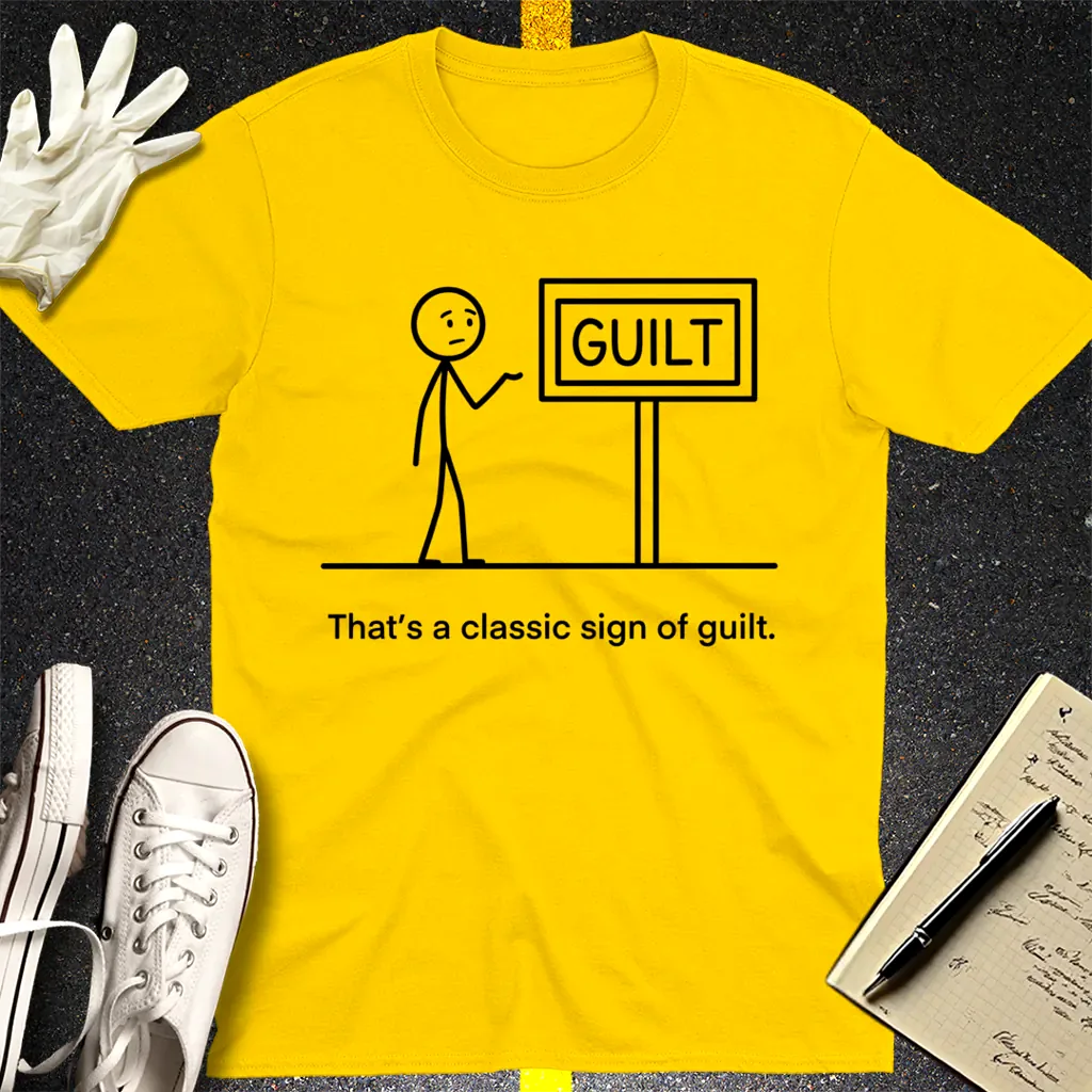 Classic Sign of Guilt T-Shirt - Daisy