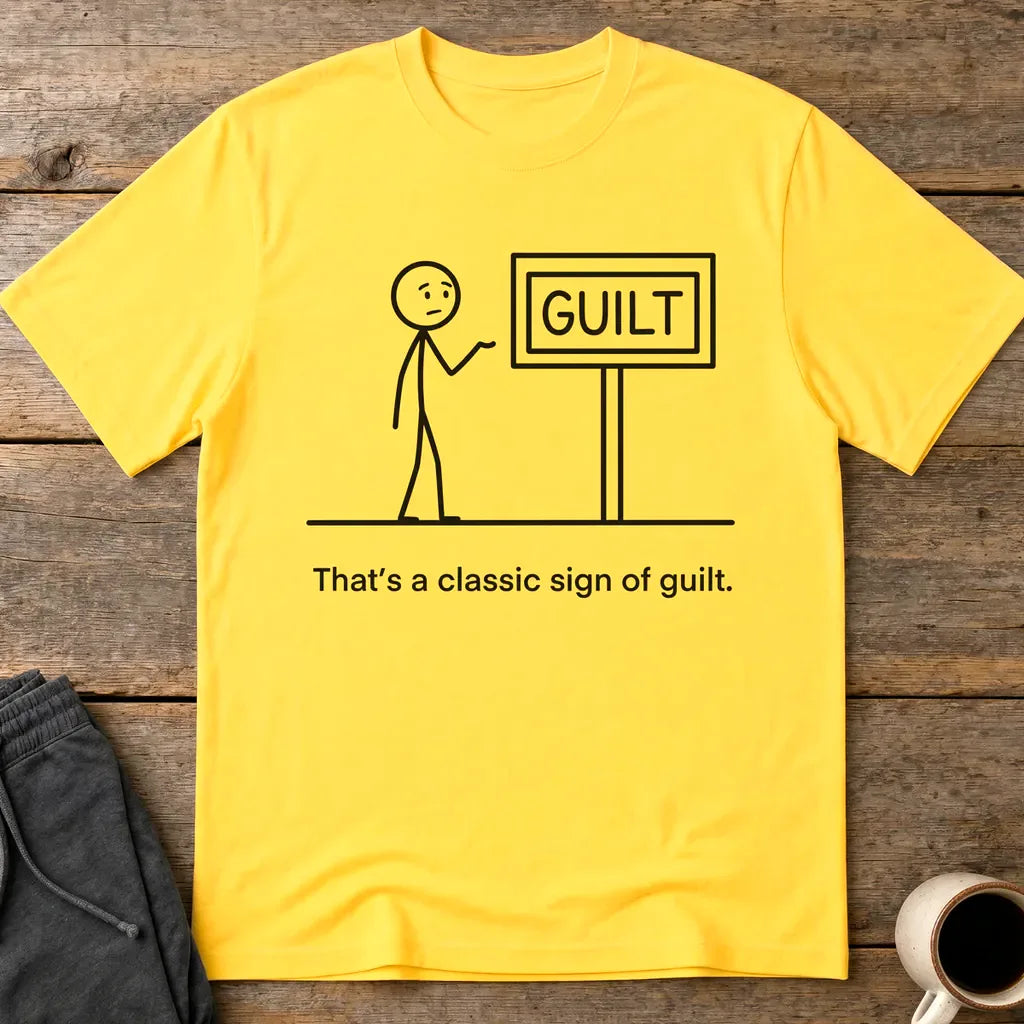 Classic Sign of Guilt T-Shirt - Daisy