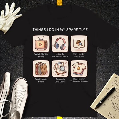 Murder Hobbyist T-Shirt - Black