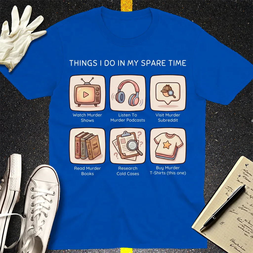 Murder Hobbyist T-Shirt - Royal