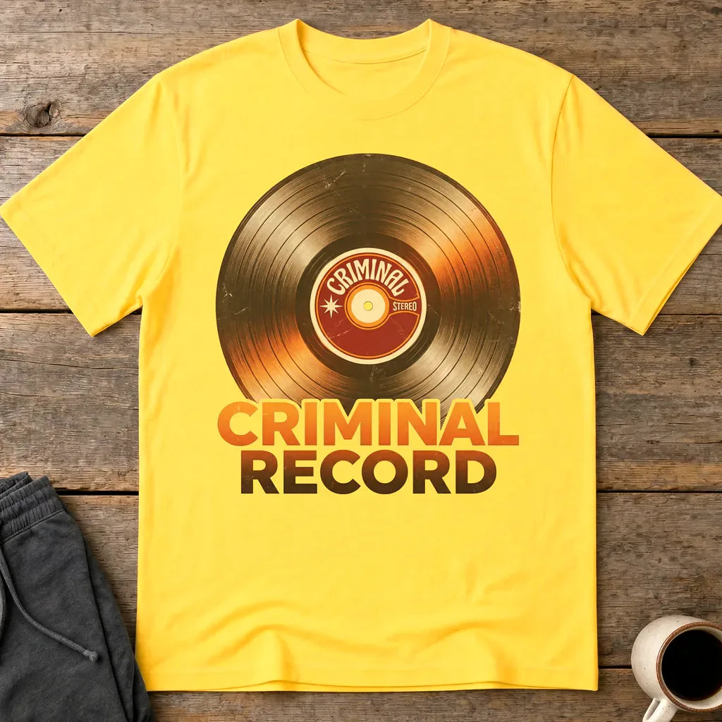 Criminal Record T-Shirt - Daisy
