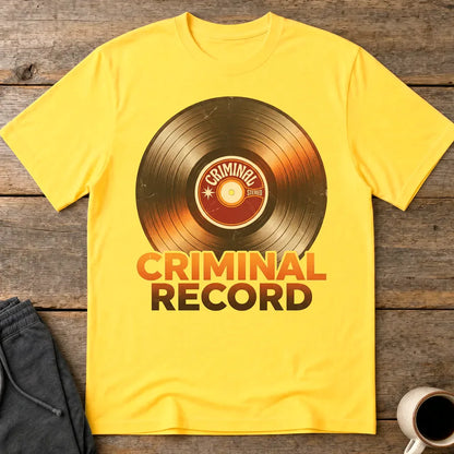 Criminal Record T-Shirt - Daisy
