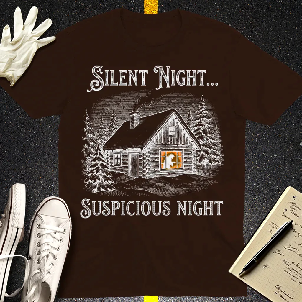 Suspicious Night T-Shirt - Dark Chocolate