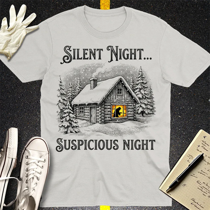 Suspicious Night T-Shirt - Ice Grey
