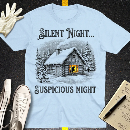 Suspicious Night T-Shirt - Light Blue