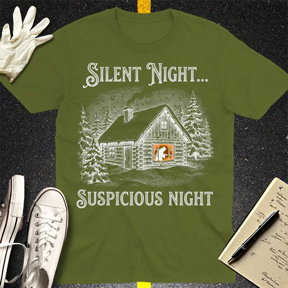 Suspicious Night T-Shirt - Military Green