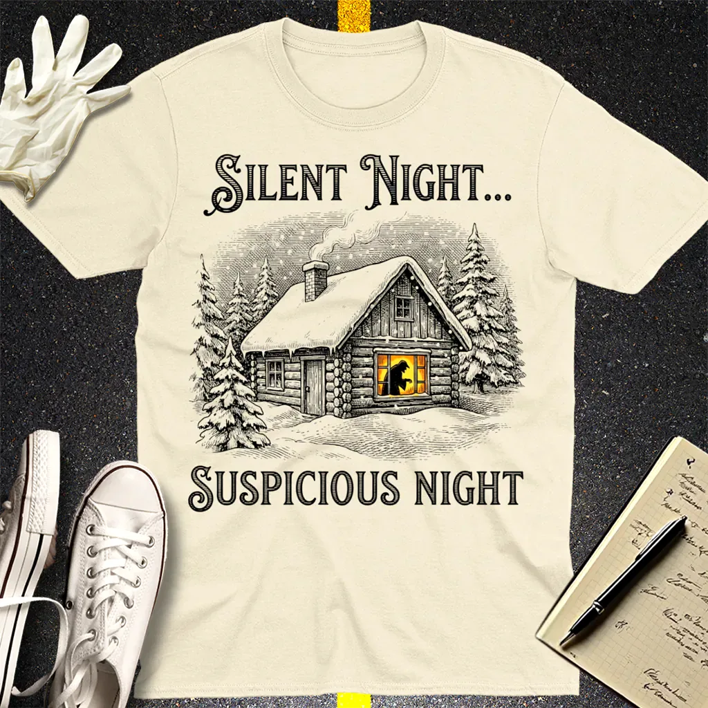 Suspicious Night T-Shirt - Natural