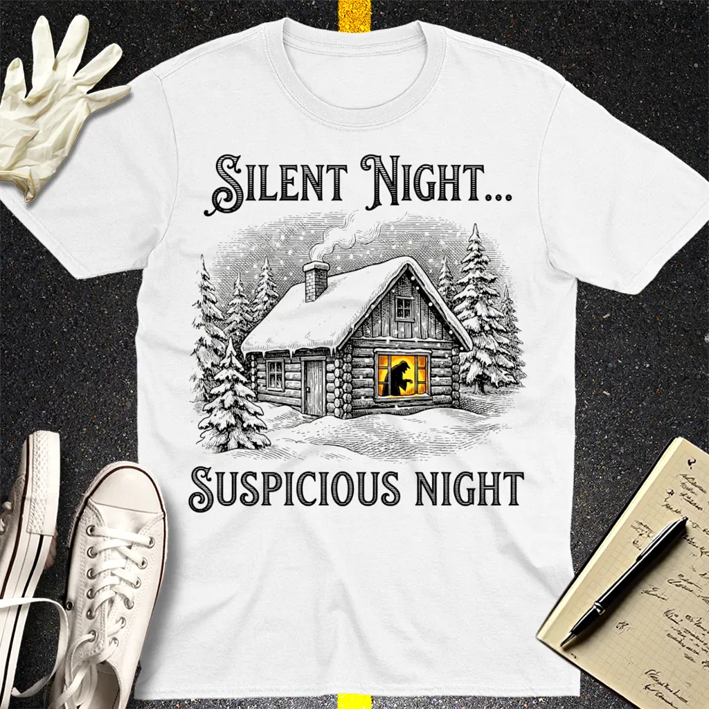 Suspicious Night T-Shirt - White