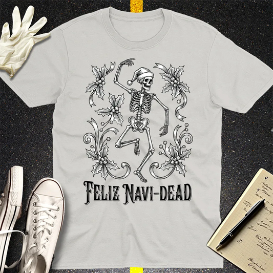 Feliz Navi-Dead T-Shirt - Ice Grey