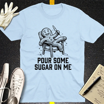 Sugar-Crazed Gingerbread T-Shirt - Light Blue