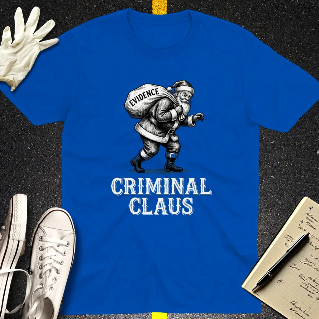 Criminal Claus T-Shirt - Royal