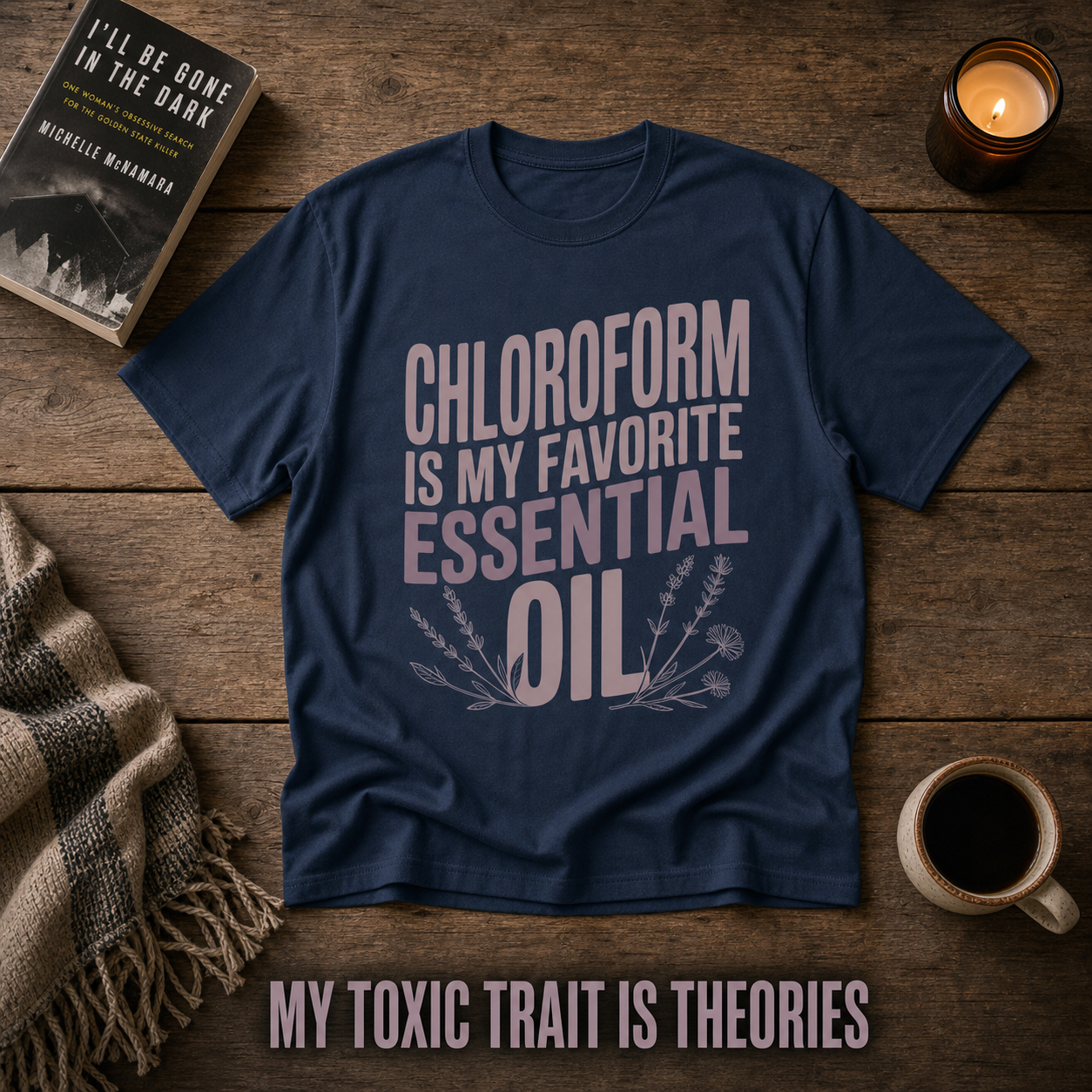 Chloroform Essential Oil T-Shirt_style_flat