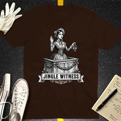 Jingle Witness T-Shirt - Dark Chocolate