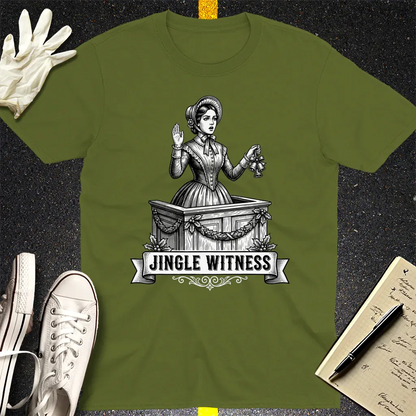 Jingle Witness T-Shirt - Military Green