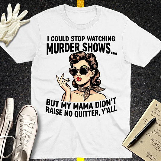 Murder Show Addict T-Shirt - White