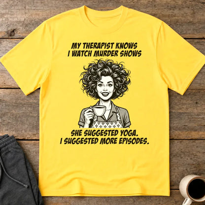 Murder Shows & Coffee T-Shirt - Daisy