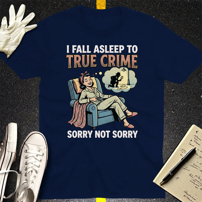 True Crime Dreams T-Shirt - Navy