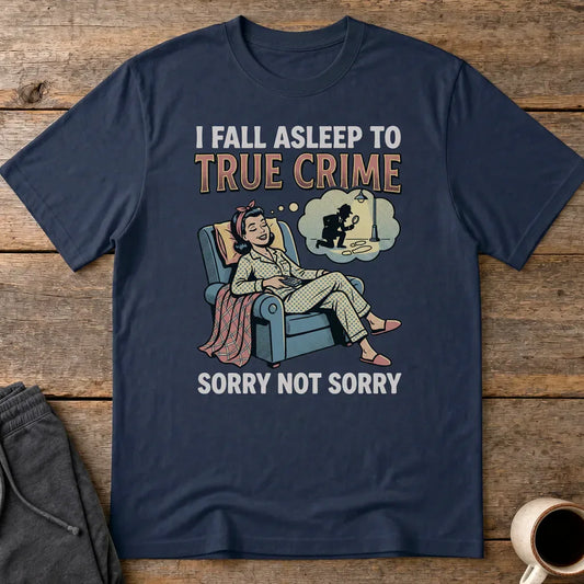 True Crime Dreams T-Shirt - Navy