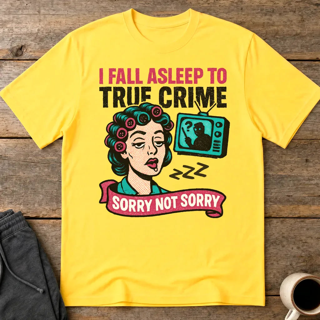 True Crime Sleep Club T-Shirt - Daisy