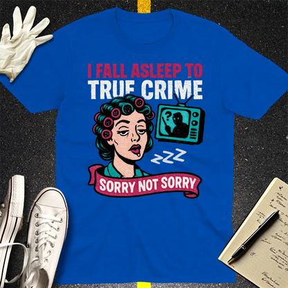 True Crime Sleep Club T-Shirt - Royal