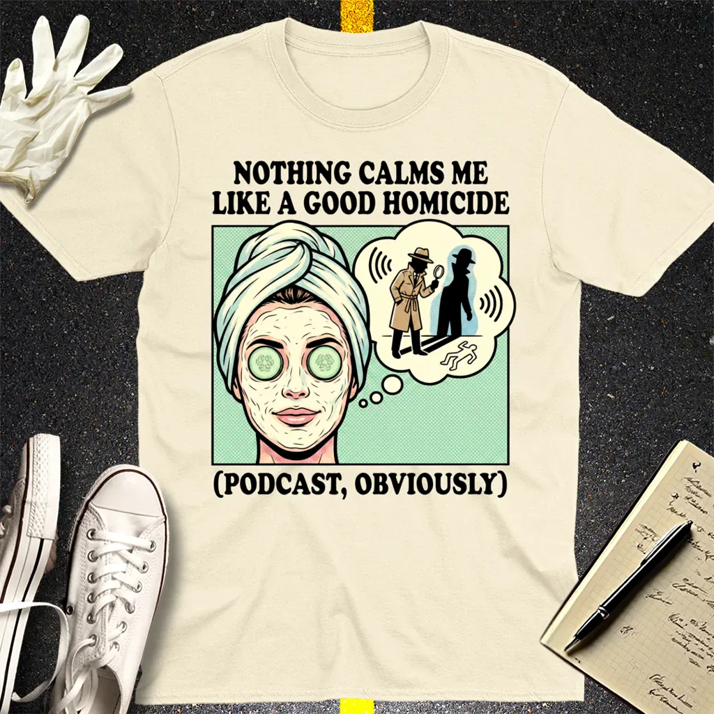 Good Homicide Vibes T-Shirt - Natural