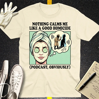 Good Homicide Vibes T-Shirt - Natural