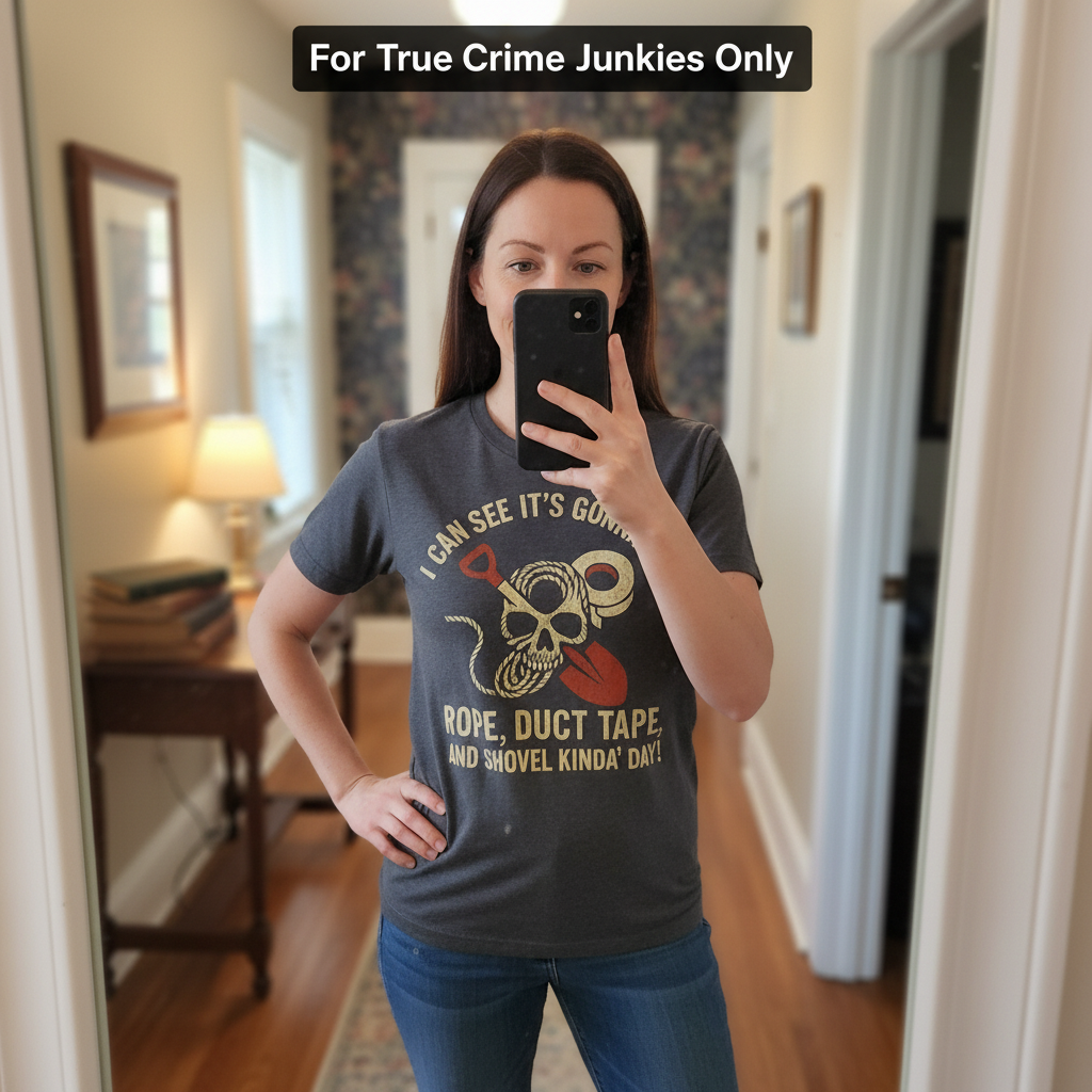 Rope, Duct Tape & Shovel T-Shirt_mirror_selfie