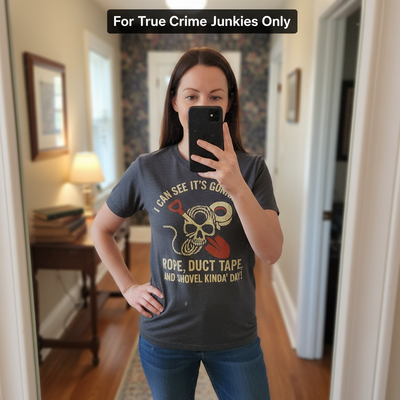 Rope, Duct Tape & Shovel T-Shirt_mirror_selfie