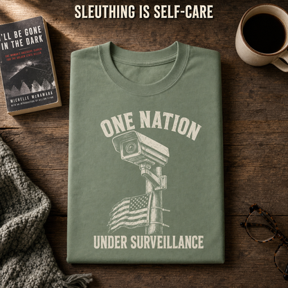 One Nation Under CCTV T-Shirt_folded_flatlay