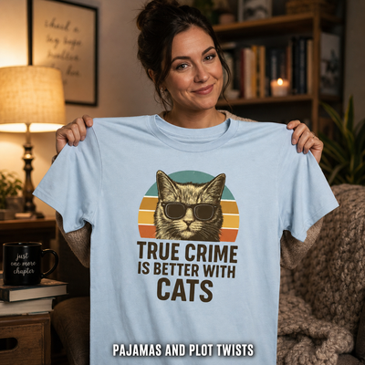 True Crime Cat Vibes T-Shirt_ugc_holdup