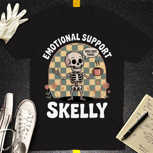 Emotional Support Skelly T-Shirt