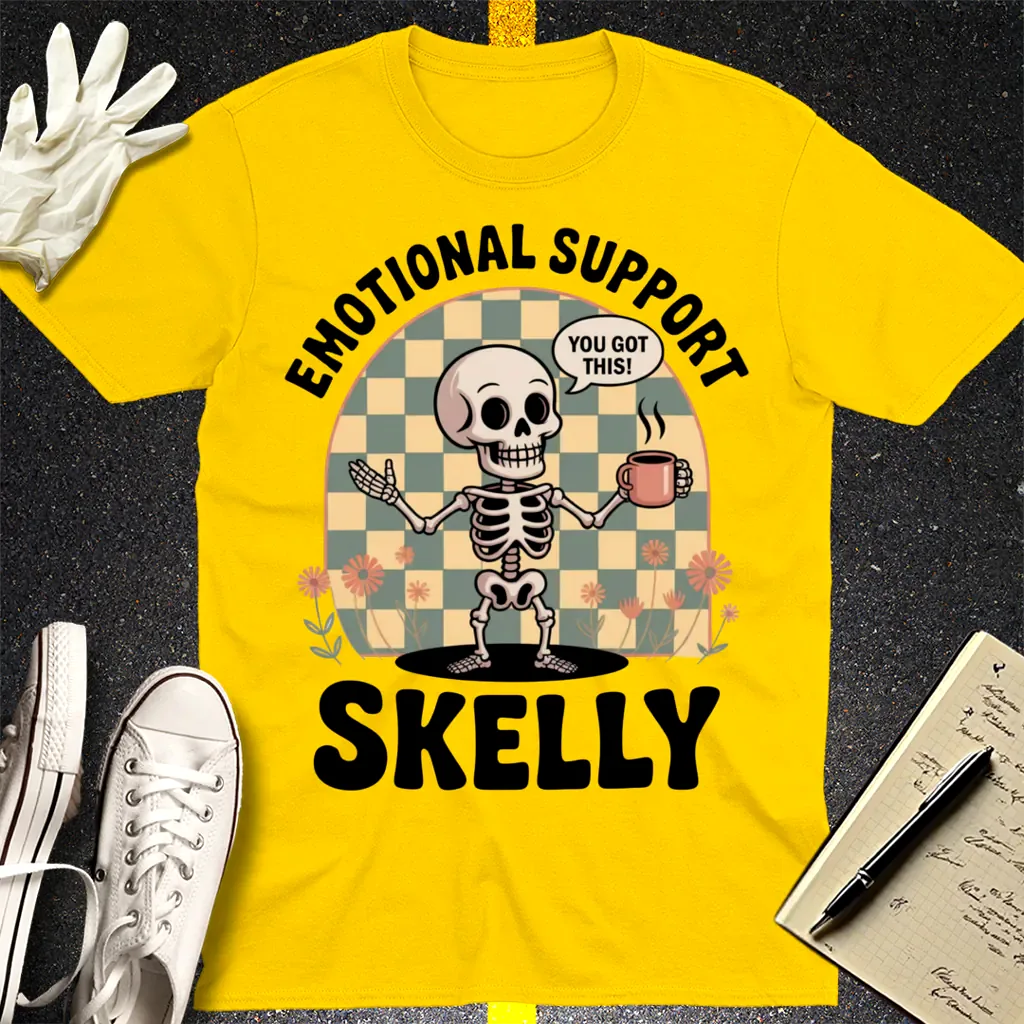 Emotional Support Skelly T-Shirt
