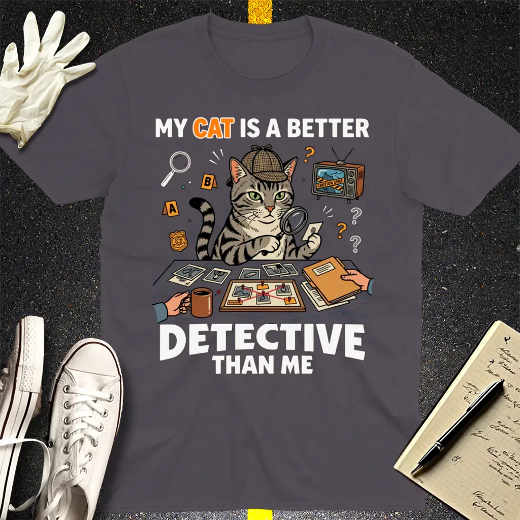 Cat Detective T-Shirt