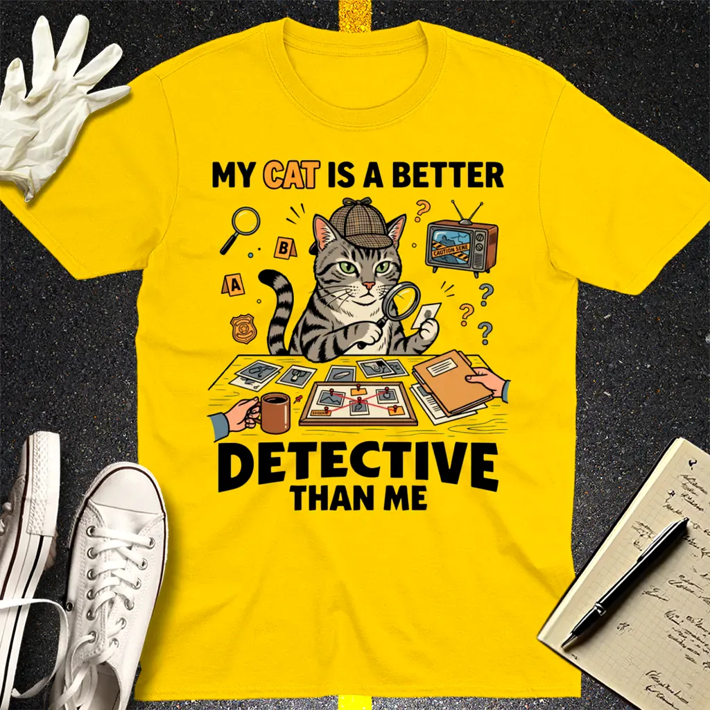 Cat Detective T-Shirt